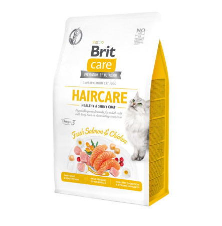 Brit Care Cat Grain Free Haircare Healthy & Shiny Coat 400 г